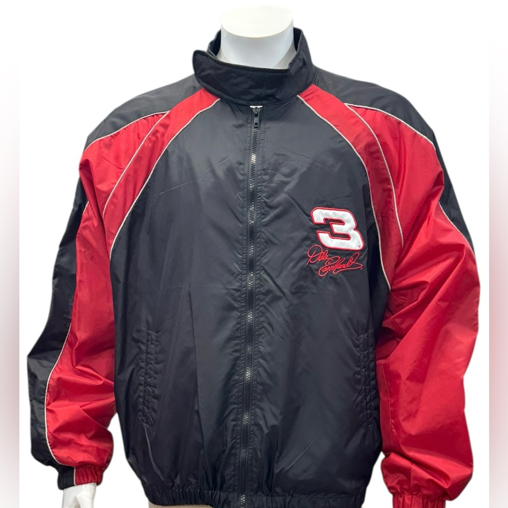 NWOT Vintage 90s Winner’s Circle Dale Earnhardt 3 Embroidered Windbreaker Jacket - Picture 5 of 12